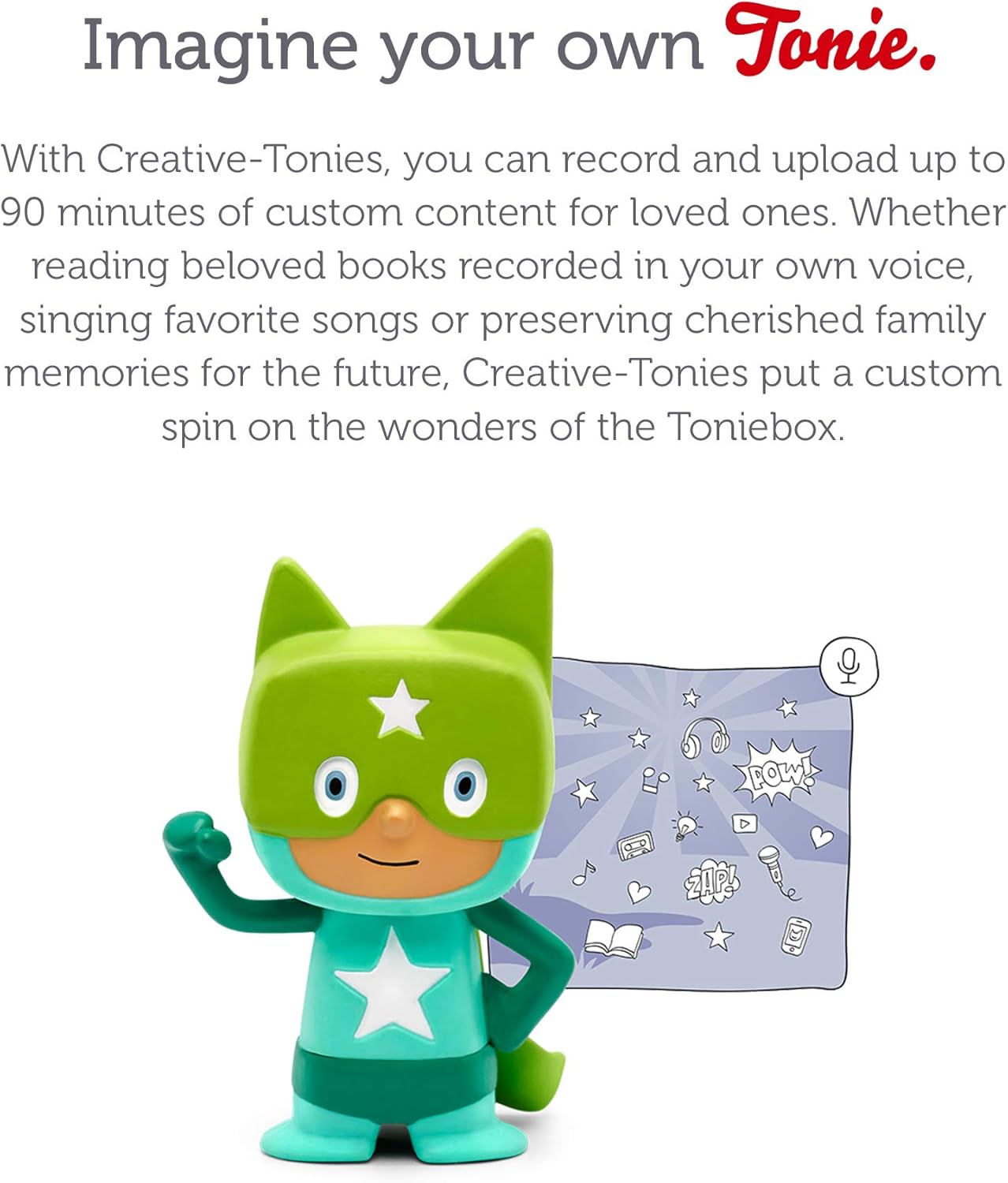 Superhero Creative Audio Character - Turquoise/Green