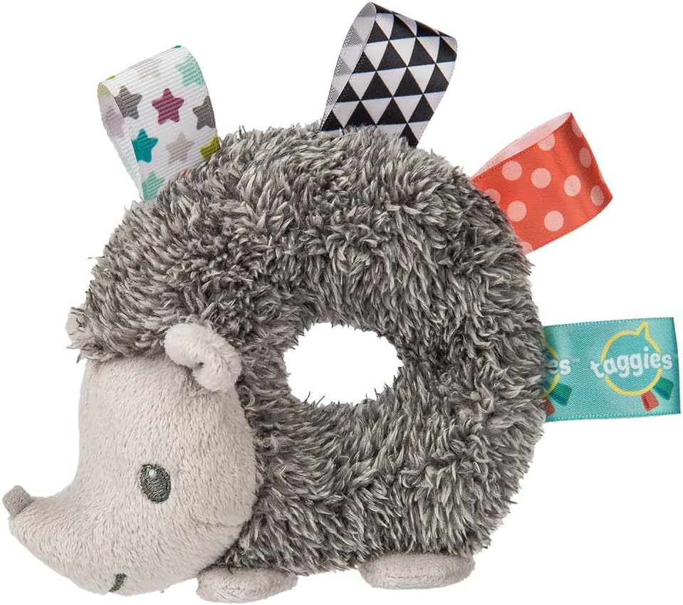 - Baby Infant Toddler - Taggies Rattle - Heather Hedgehog - Sensory Toy 5''