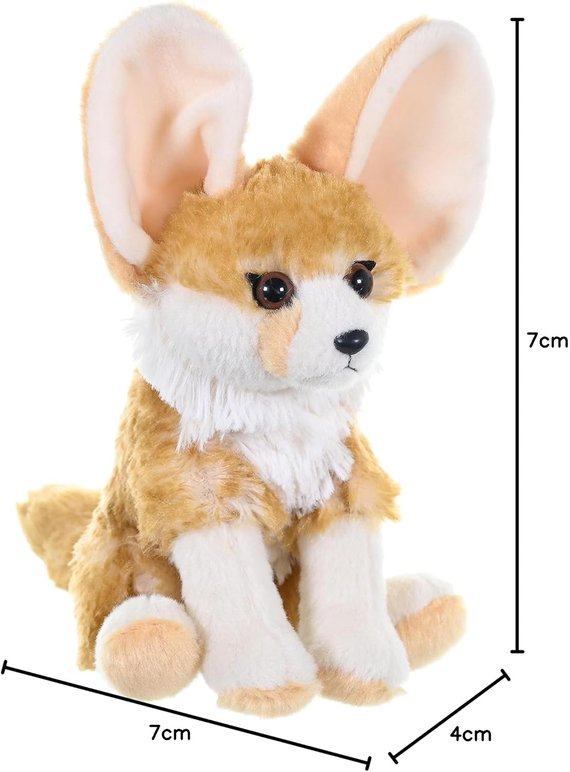 Fennec Fox Plush, Stuffed Animal, Plush Toy, Gifts for Kids, Cuddlekins 8 Inches