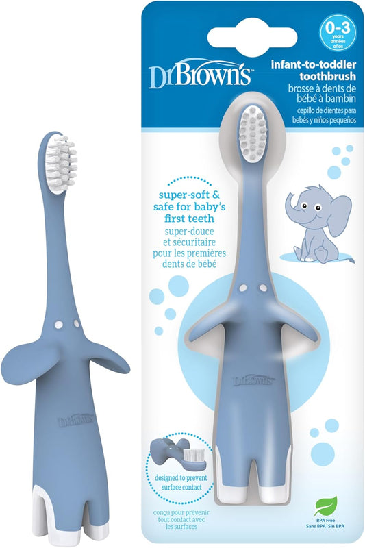 Infant-To-Toddler Toothbrush,Blue