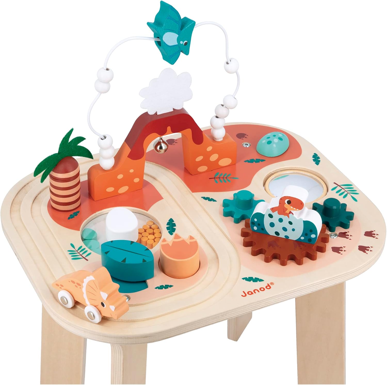- Activity Table Dinosaur - 8 Little Games - Multiple Entertanment Toy - Early Development for Children and Toddlers - from 12 Months - J05825
