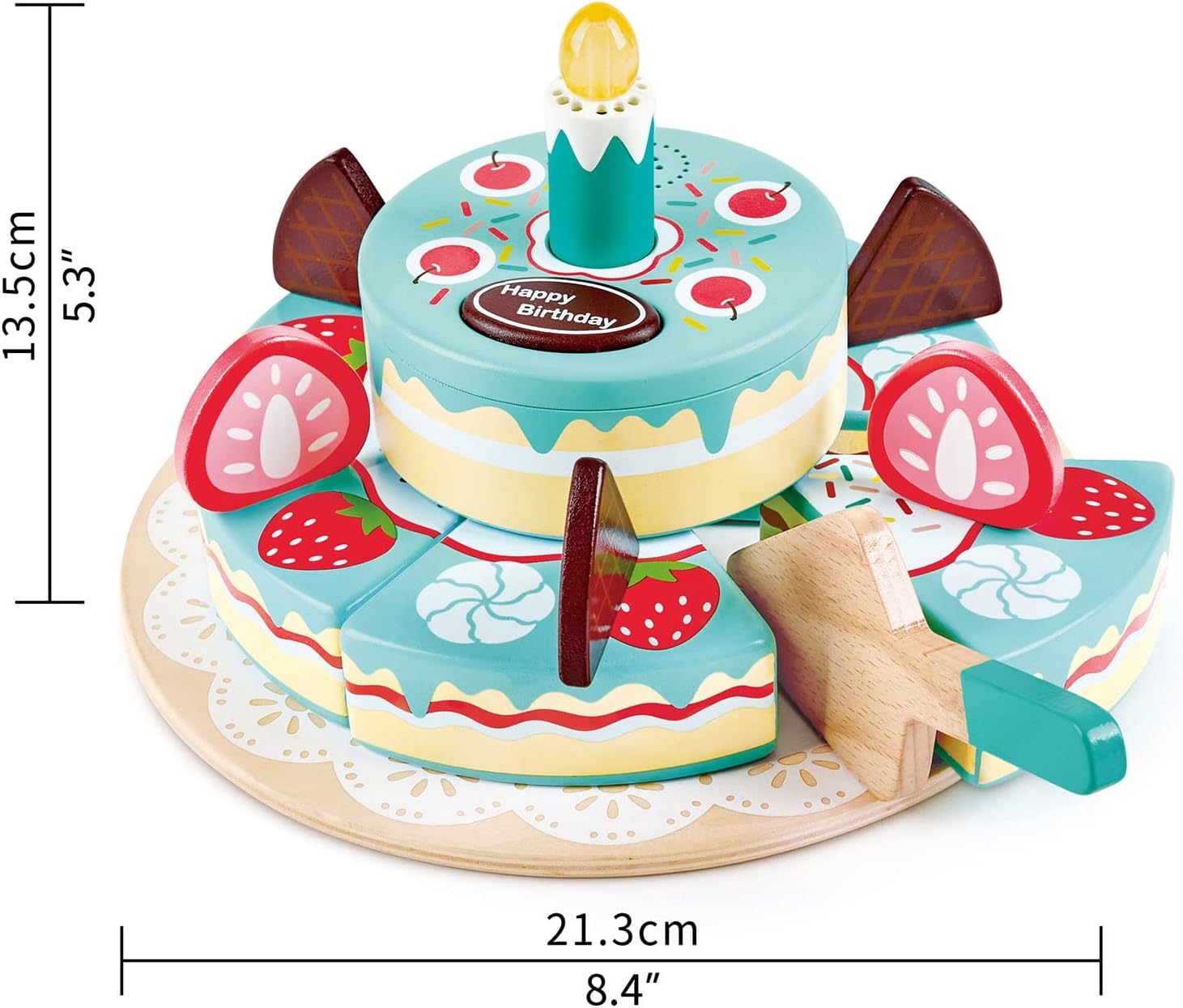 Interactive Happy Birthday Cake Toy (E3180)