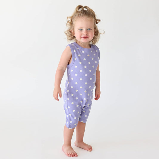 Organic Tank Rompers - Signature Prints