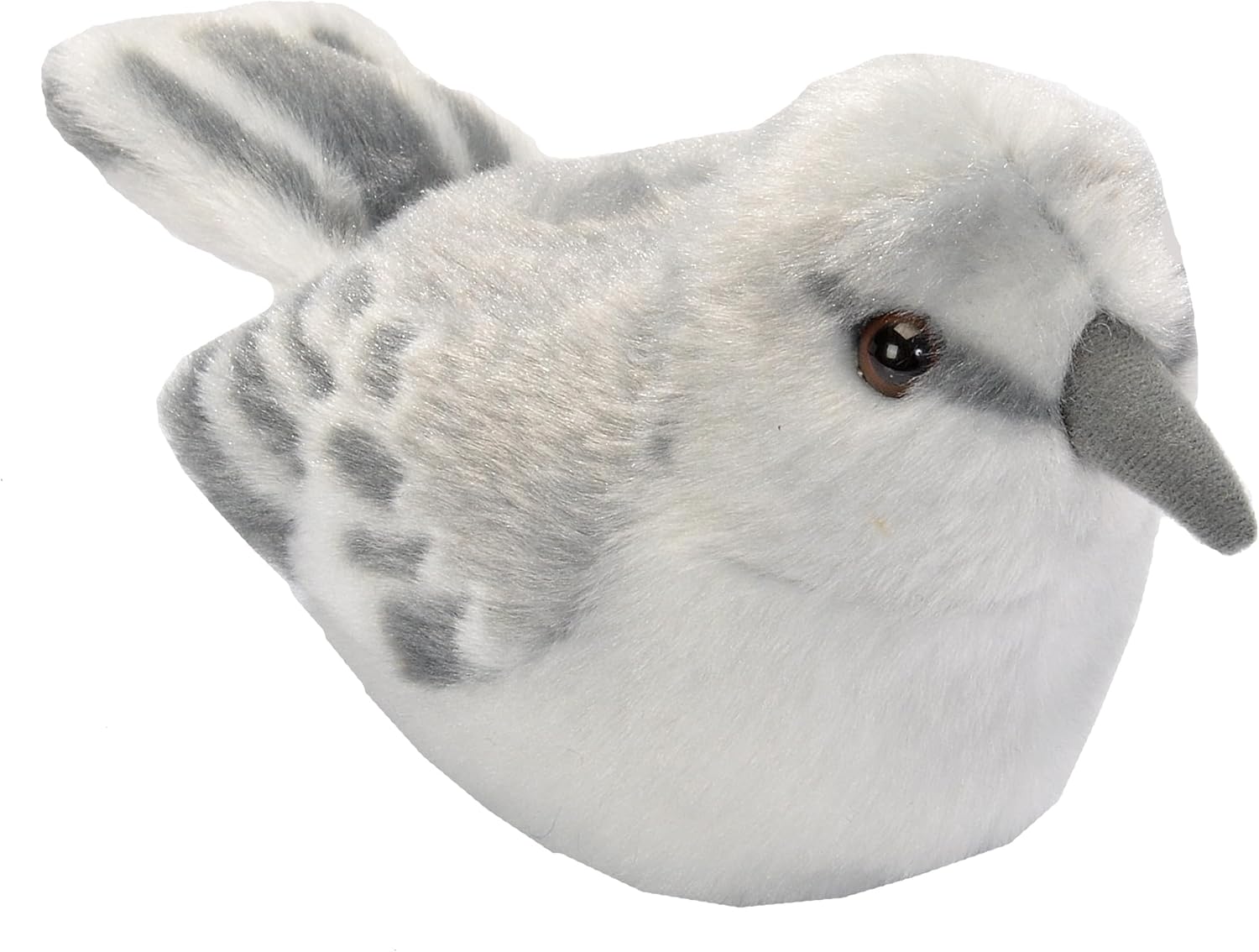 Audubon Birds Northern Mockingbird Plush with Authentic Bird Sound, Stuffed Animal, Bird Toys for Kids and Birders