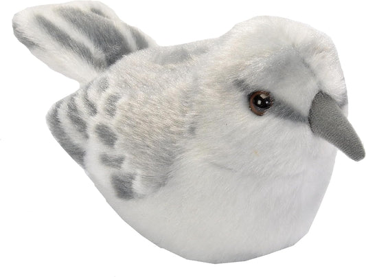 Audubon Birds Northern Mockingbird Plush with Authentic Bird Sound, Stuffed Animal, Bird Toys for Kids and Birders