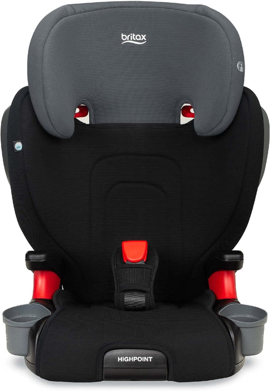 Highpoint Backless Belt-Positioning Booster Seat, Safewash Black Ombre