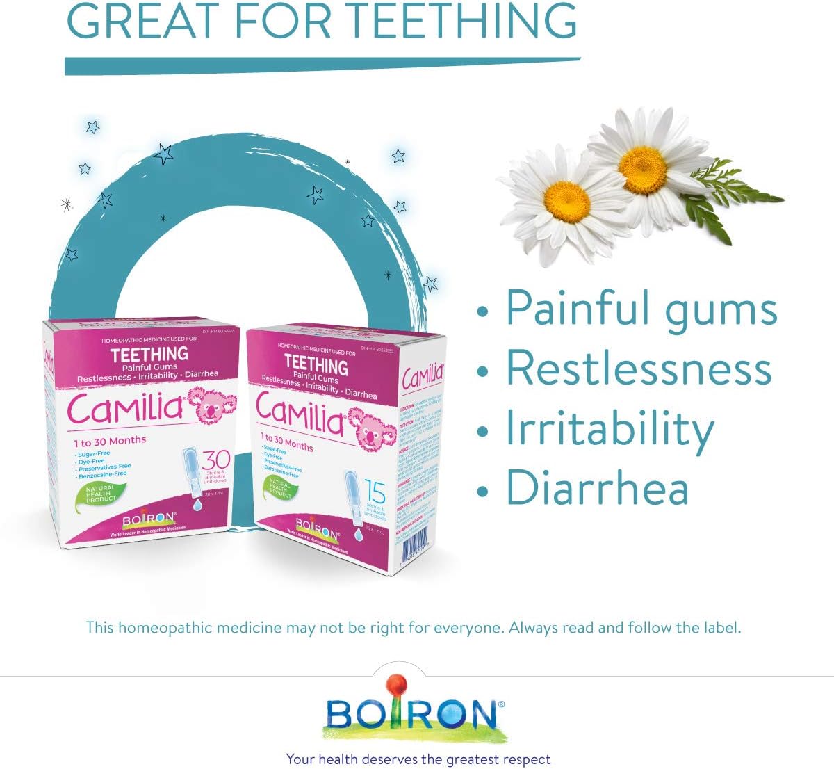 Camilia Baby Teething Relief Medicine, 30 Count (Pack of 1)