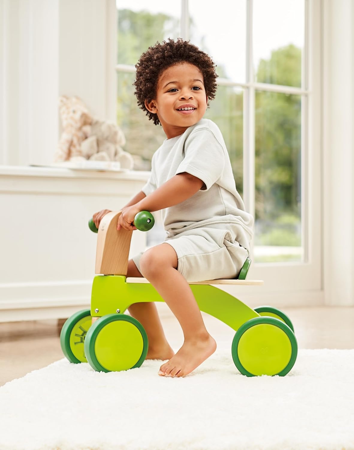 Scoot around Kid'S Wooden Ride on Balance Bike