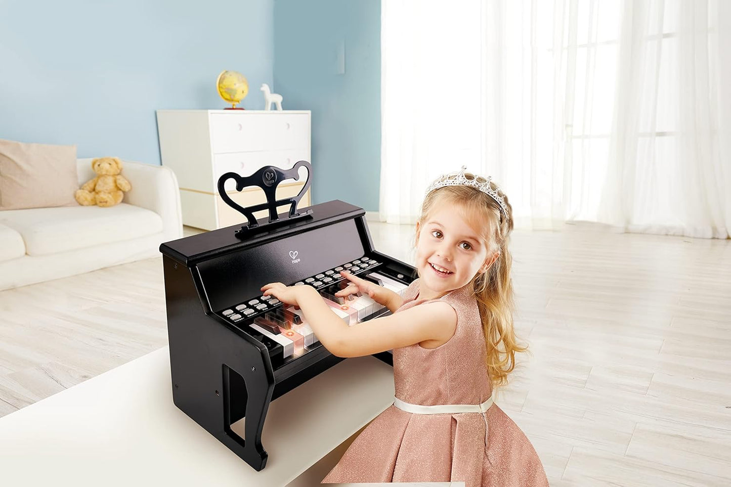 Learn with Lights Piano, Black