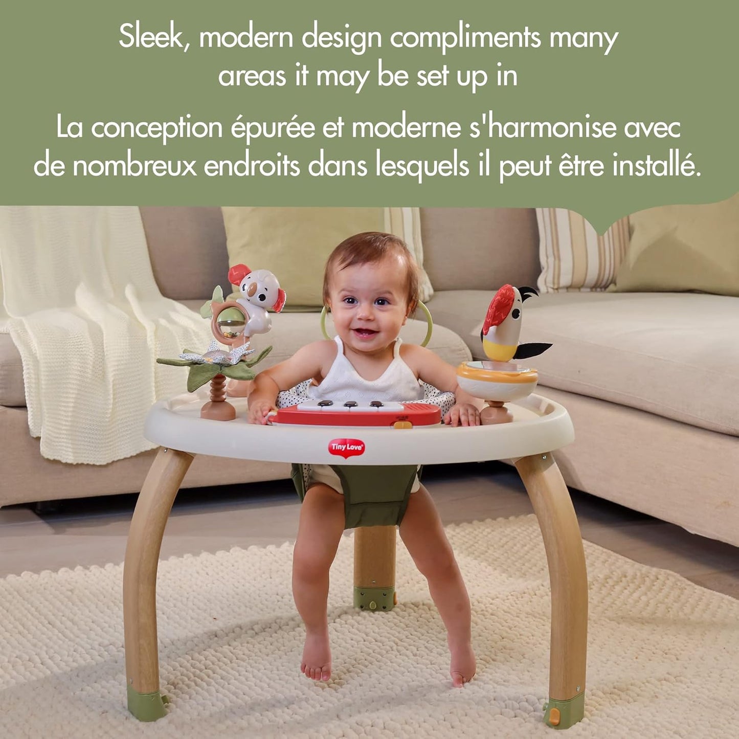 5-In-1 Here I Grow Stationary Activity Center - Boho Chic