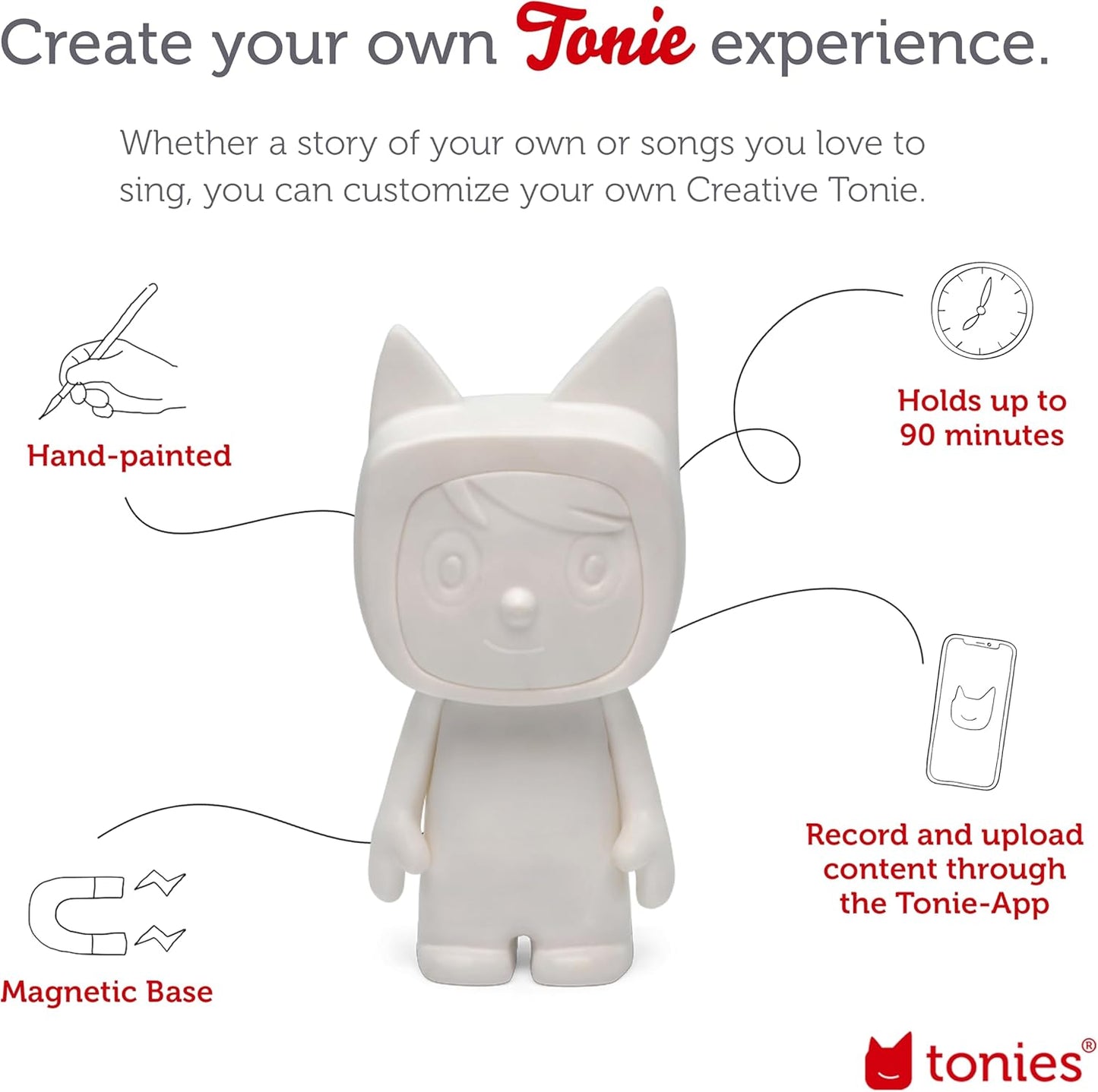 DIY Creative Audio Character -Record and Upload up to 90 Minutes of Your Own Stories and Songs