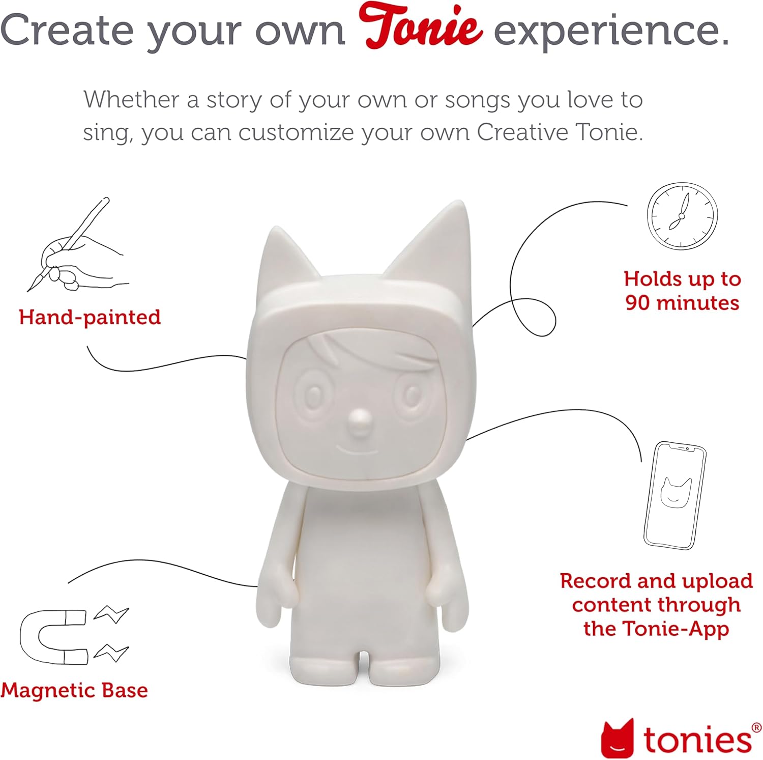DIY Creative Audio Character -Record and Upload up to 90 Minutes of Your Own Stories and Songs