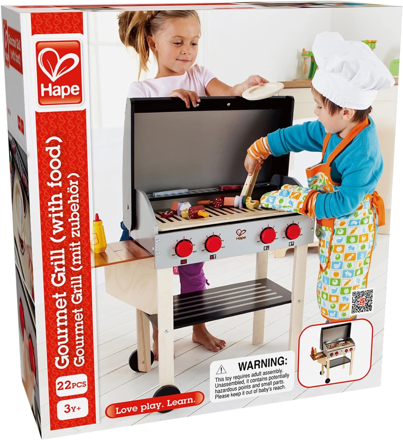 - Playfully Delicious - Gourmet BBQ Grill and Shish Kabob Play Food Set