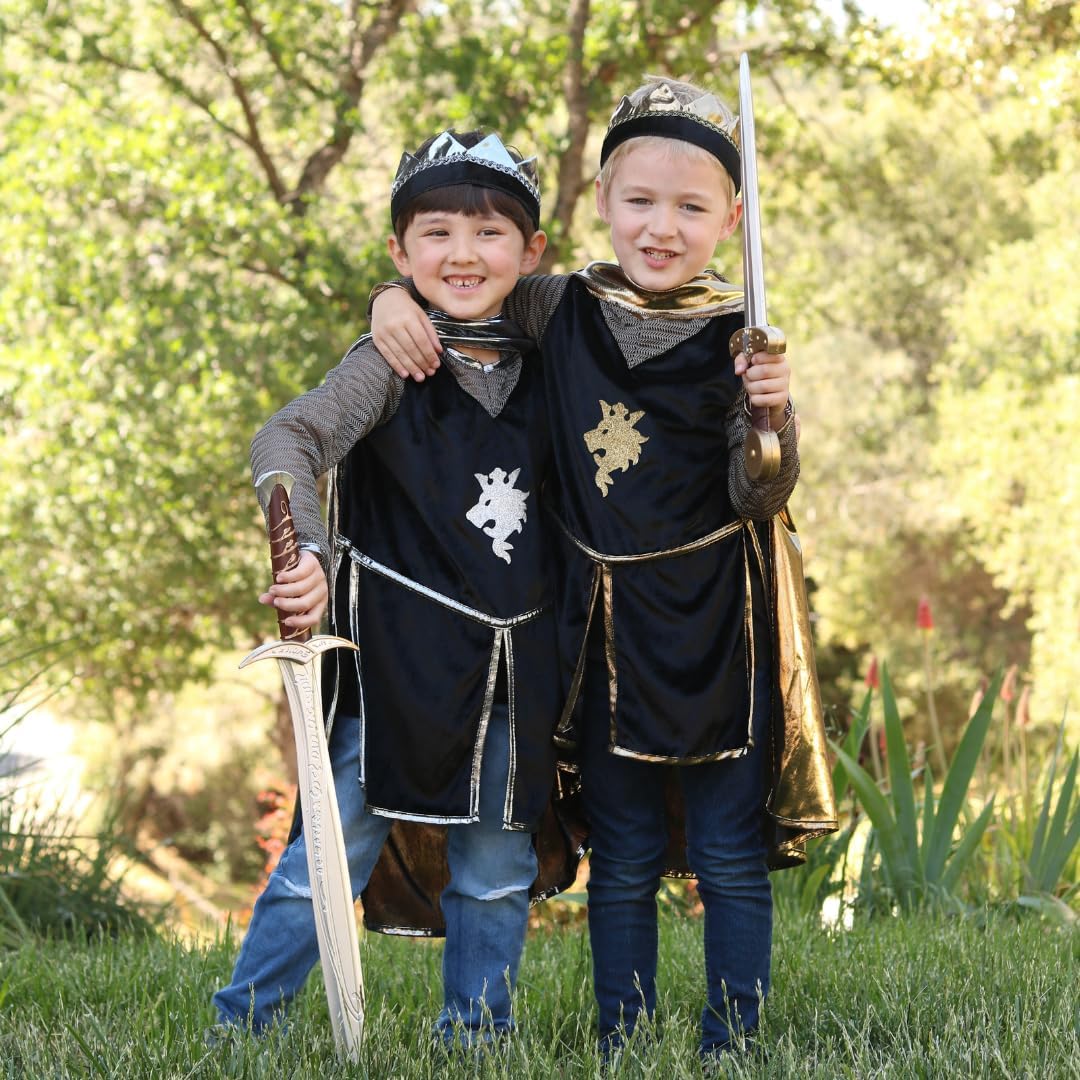 61955, Golden Knight with Tunic, Cape, & Crown, US Size 5-6
