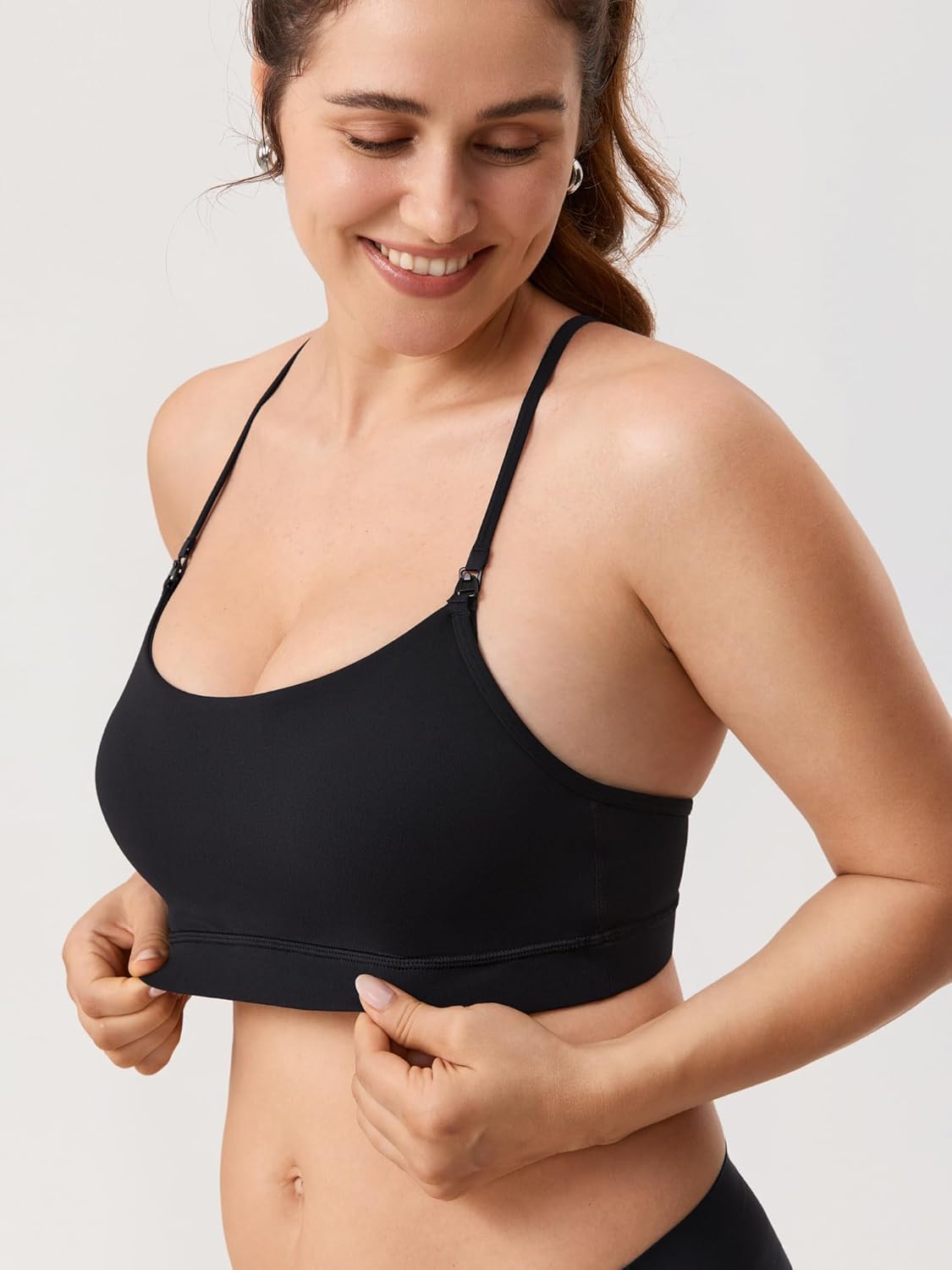 Women'S Nursing Bras Support Nursing Sports Bra Y Back Racerback Breastfeeding Maternity Padded Workout Yoga