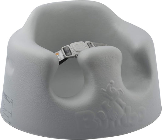 Baby Floor Seat, Portable Infant Sit up Activity and Eating Chair Baby Infant Soft Foam Comfortable Floor Seat with 3 Point Adjustable Harness, Cool Grey
