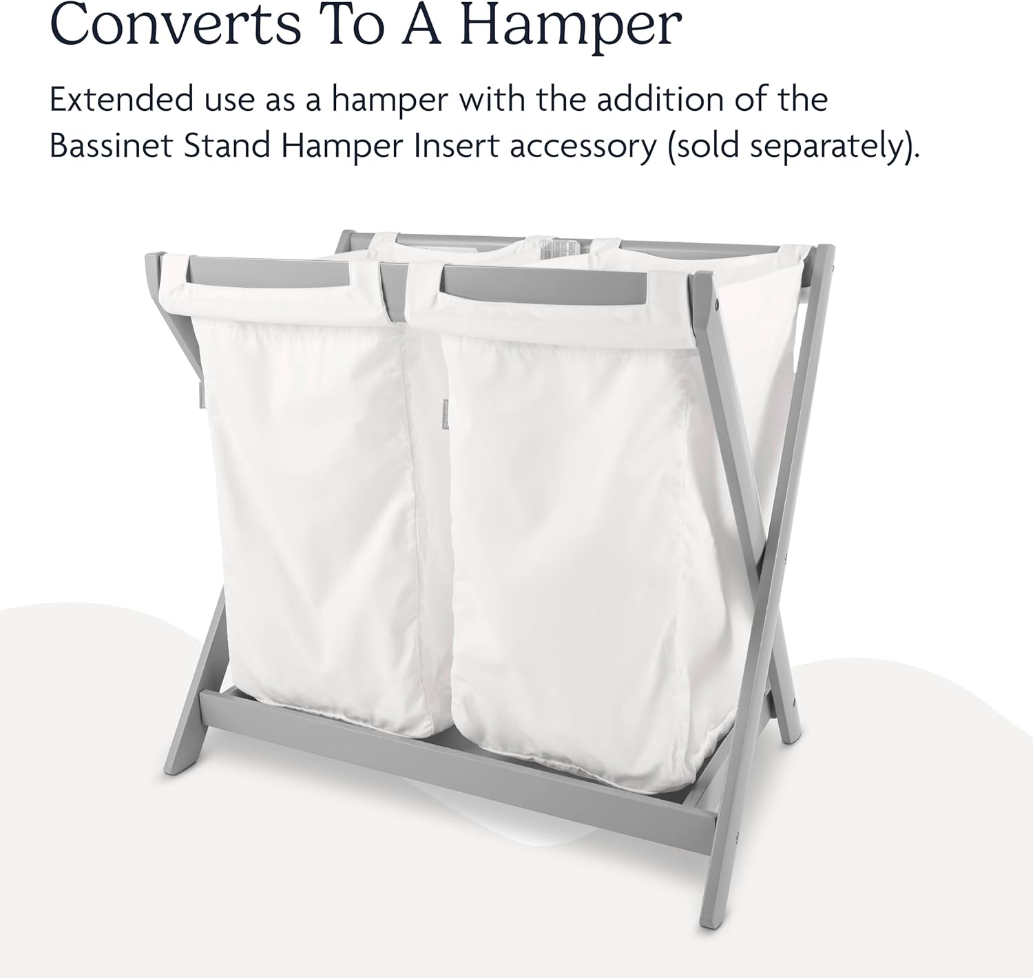 Bassinet Stand - Quick + Secure Attachment - Grey