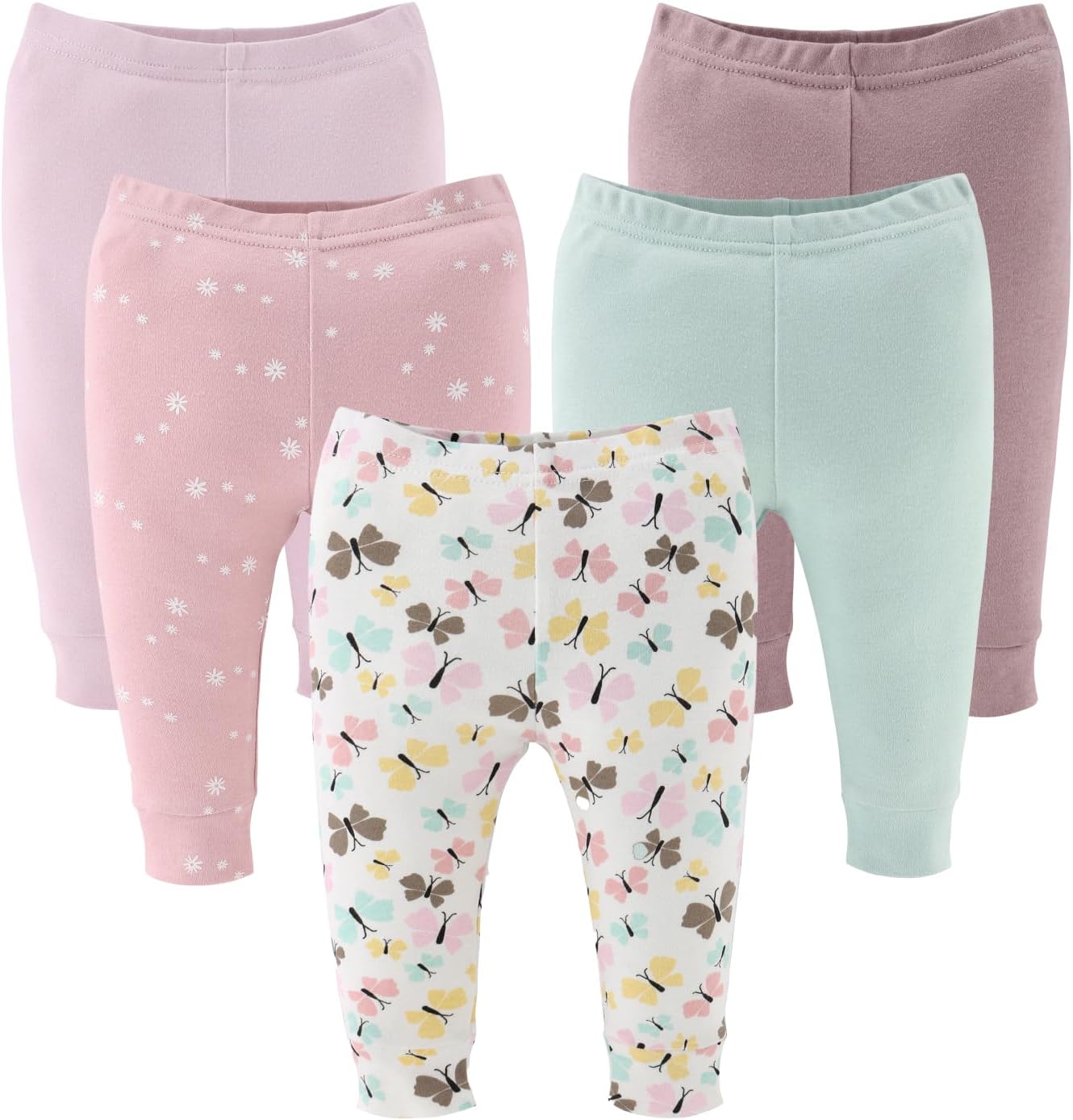 Baby Girl Pants, Baby Girls' Clothing, Cotton Baby Clothes for Girls, Newborn to 24 Month Pants, Bottoms