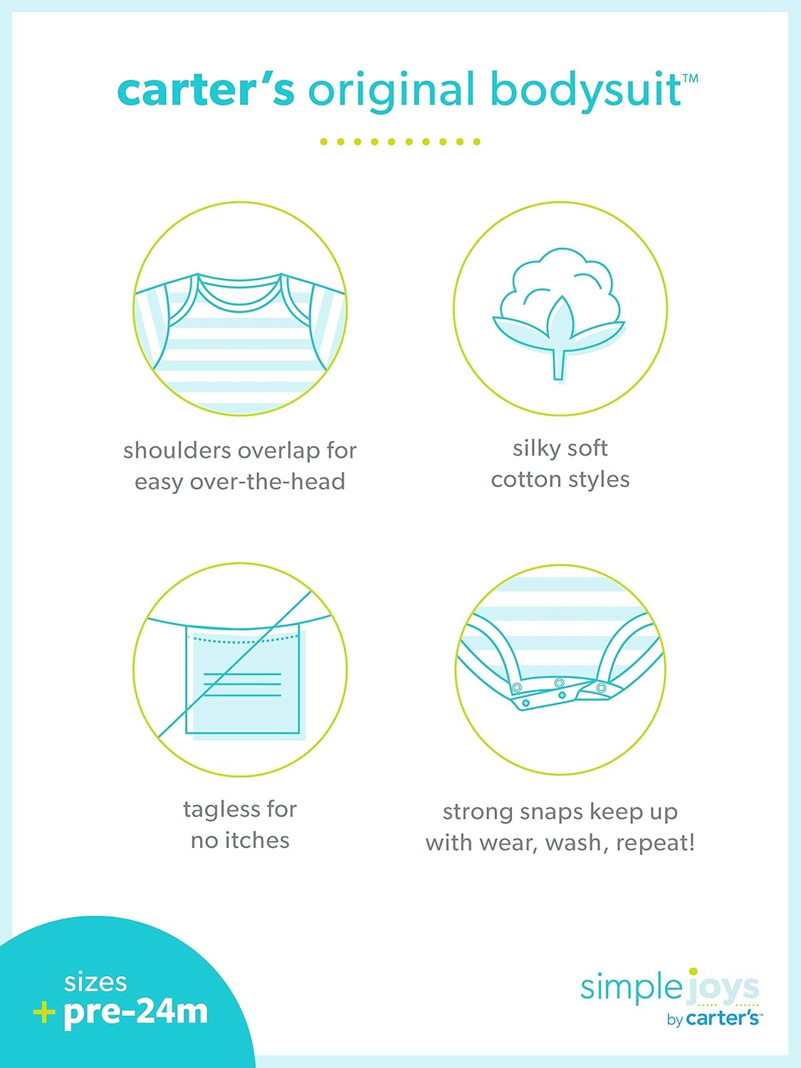 Baby 8-Pack Short-Sleeve Bodysuit