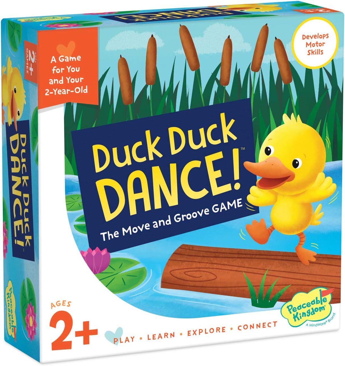 Games for Parents & Their 2-Year-Olds: Duck Duck Dance - Toddler & Preschool Board Game of Moving Your Body & following Directions