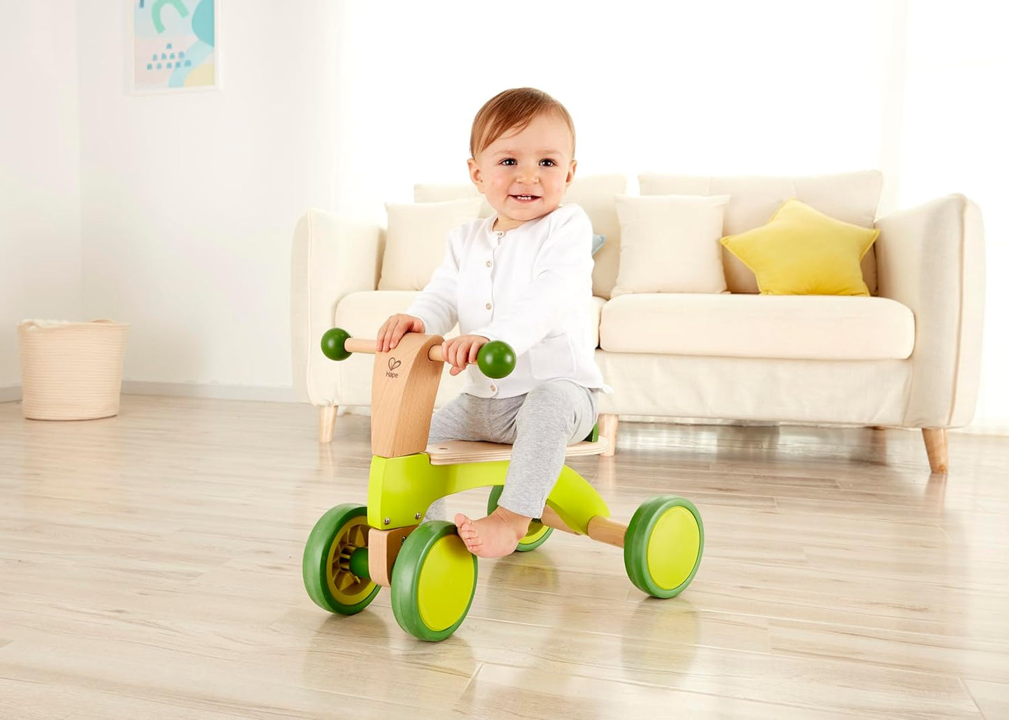 Scoot around Kid'S Wooden Ride on Balance Bike