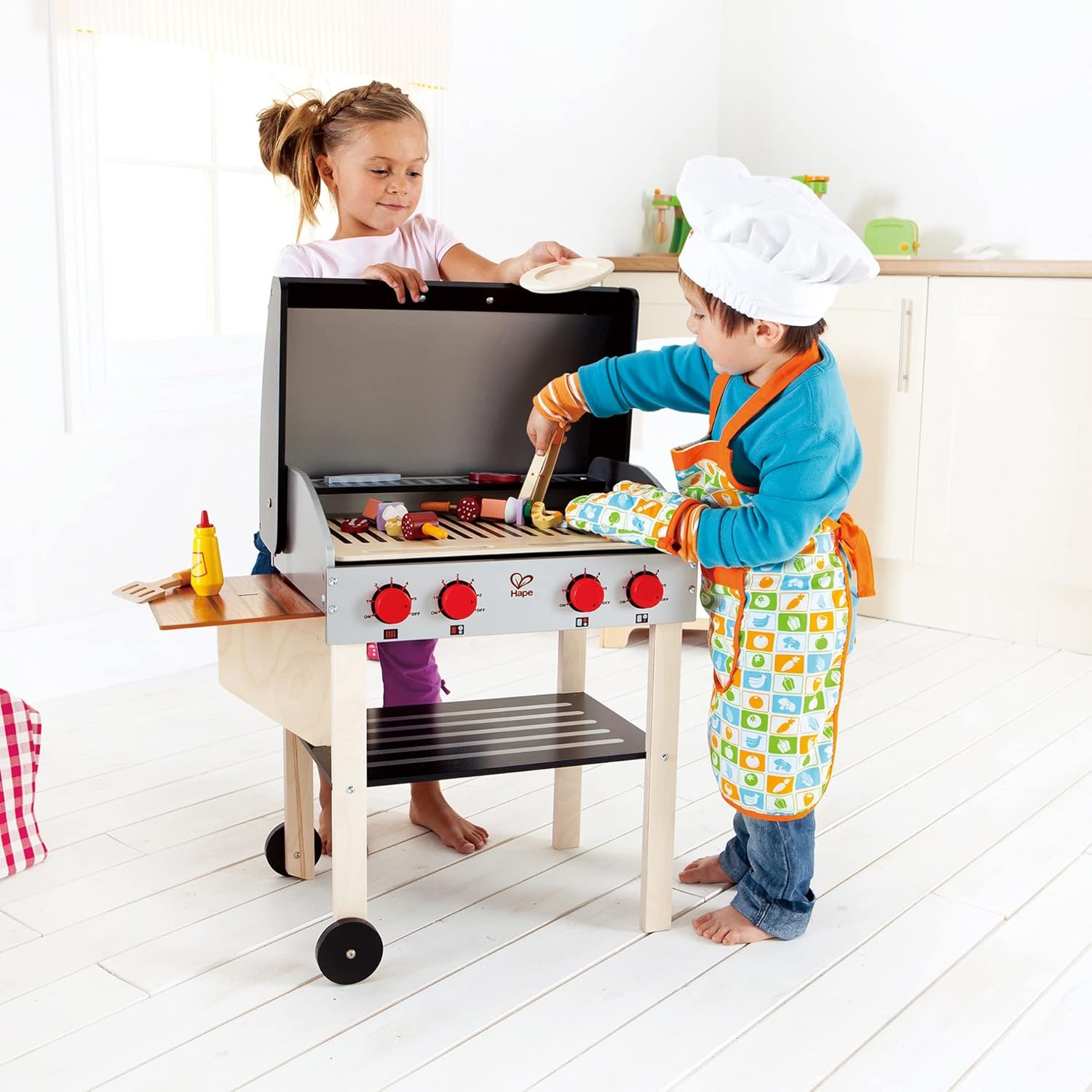 - Playfully Delicious - Gourmet BBQ Grill and Shish Kabob Play Food Set