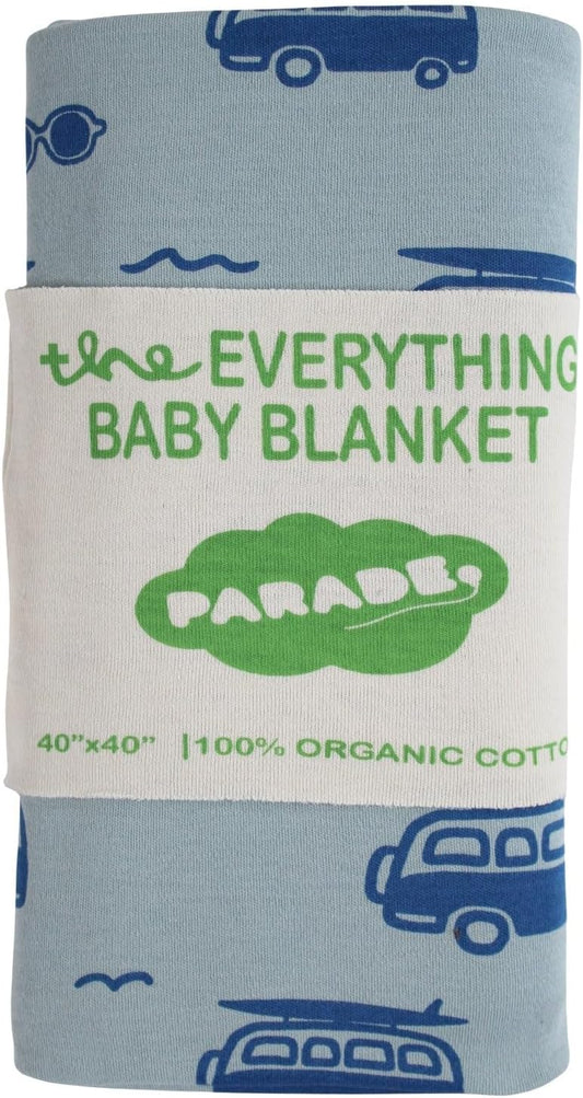 Everything Organic Baby Blanket Surf