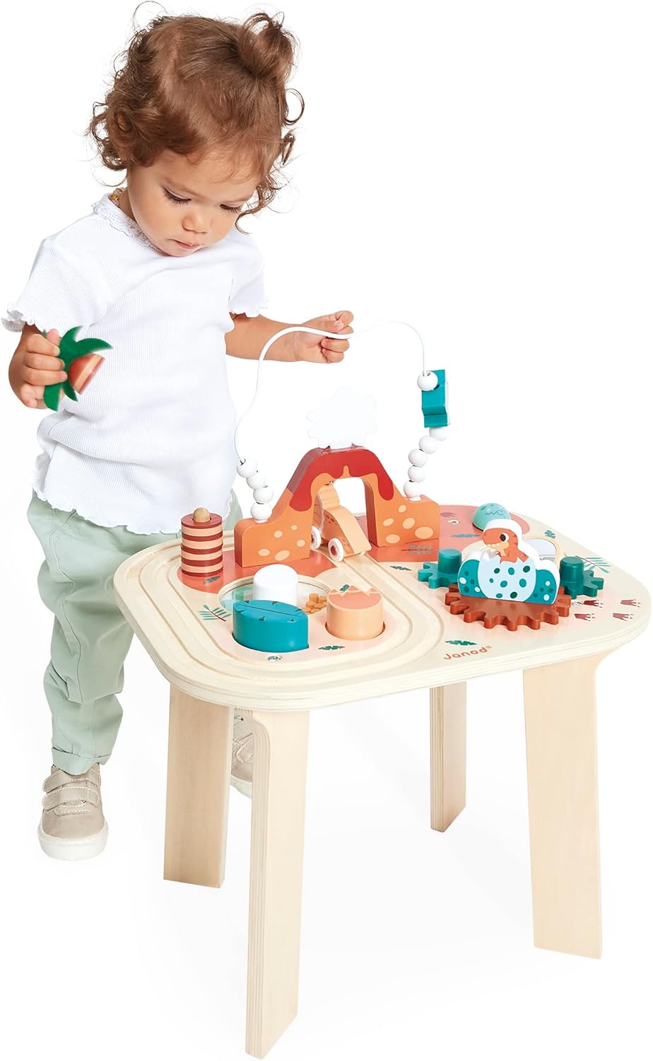 - Activity Table Dinosaur - 8 Little Games - Multiple Entertanment Toy - Early Development for Children and Toddlers - from 12 Months - J05825
