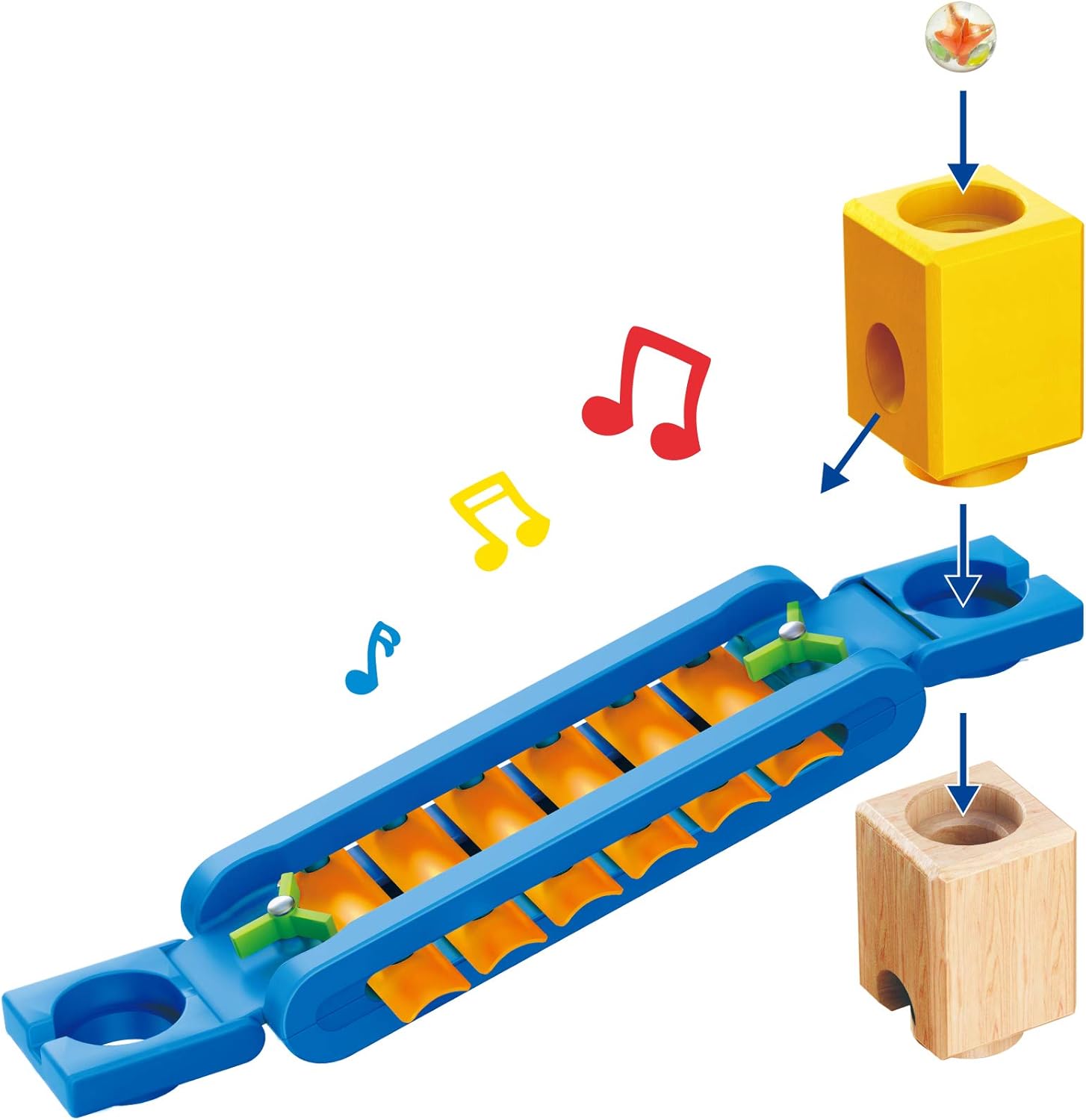 Marble Run Blocks, Super Spirals, Building Blocks Set, Model:E6024