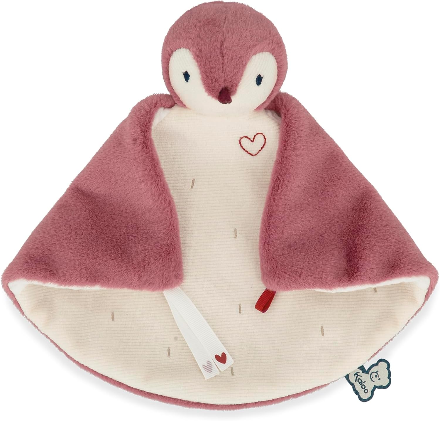 - Doudou - Penguin Pink Comforter - Soft Polyester and Micro-Velvet Baby Blankie in a Pretty Gift Box - Multi-Material with Ultra Fluffy Stomach - Early Development Toy - from Birth - K212007