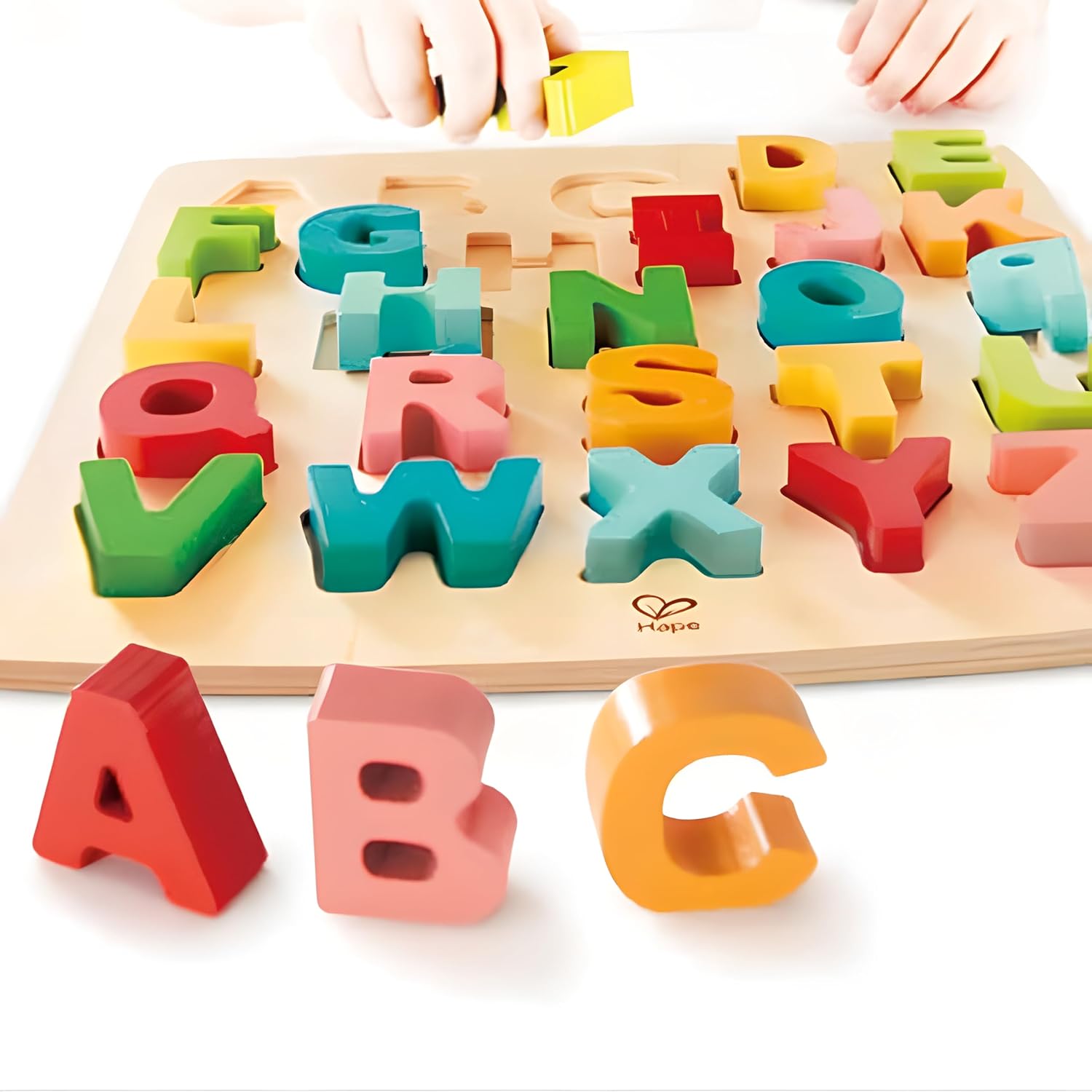 Chunky Alphabet Puzzle Game, Multicolor, 5'' X 2''