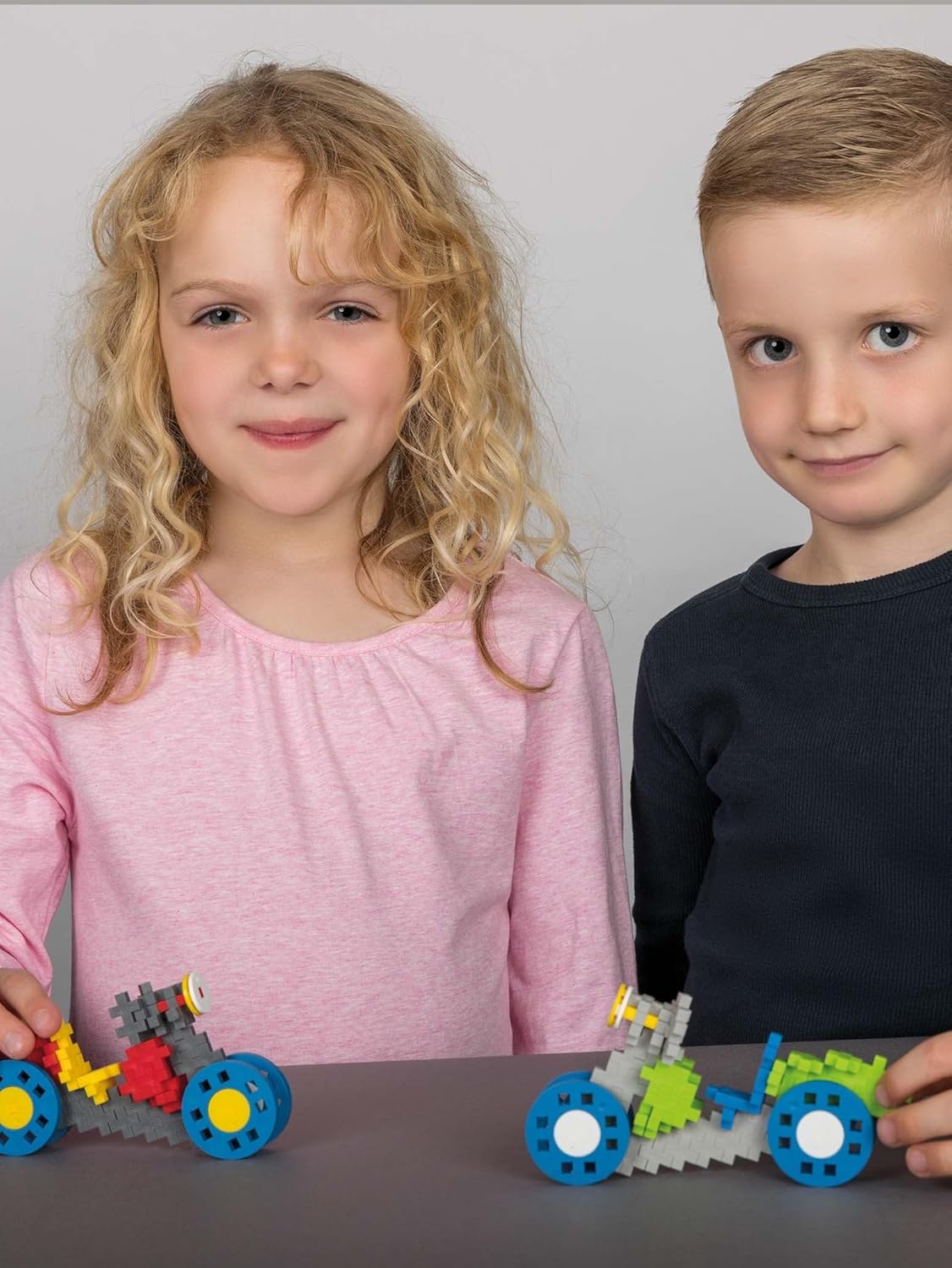 Plus-Plus - Learn to Build Go! Vehicles - 500 Pieces - Creative Building and Construction Set - Mix of Basic Colors in a Box - Kids 5 to 12 Years - P7011, 20Mm
