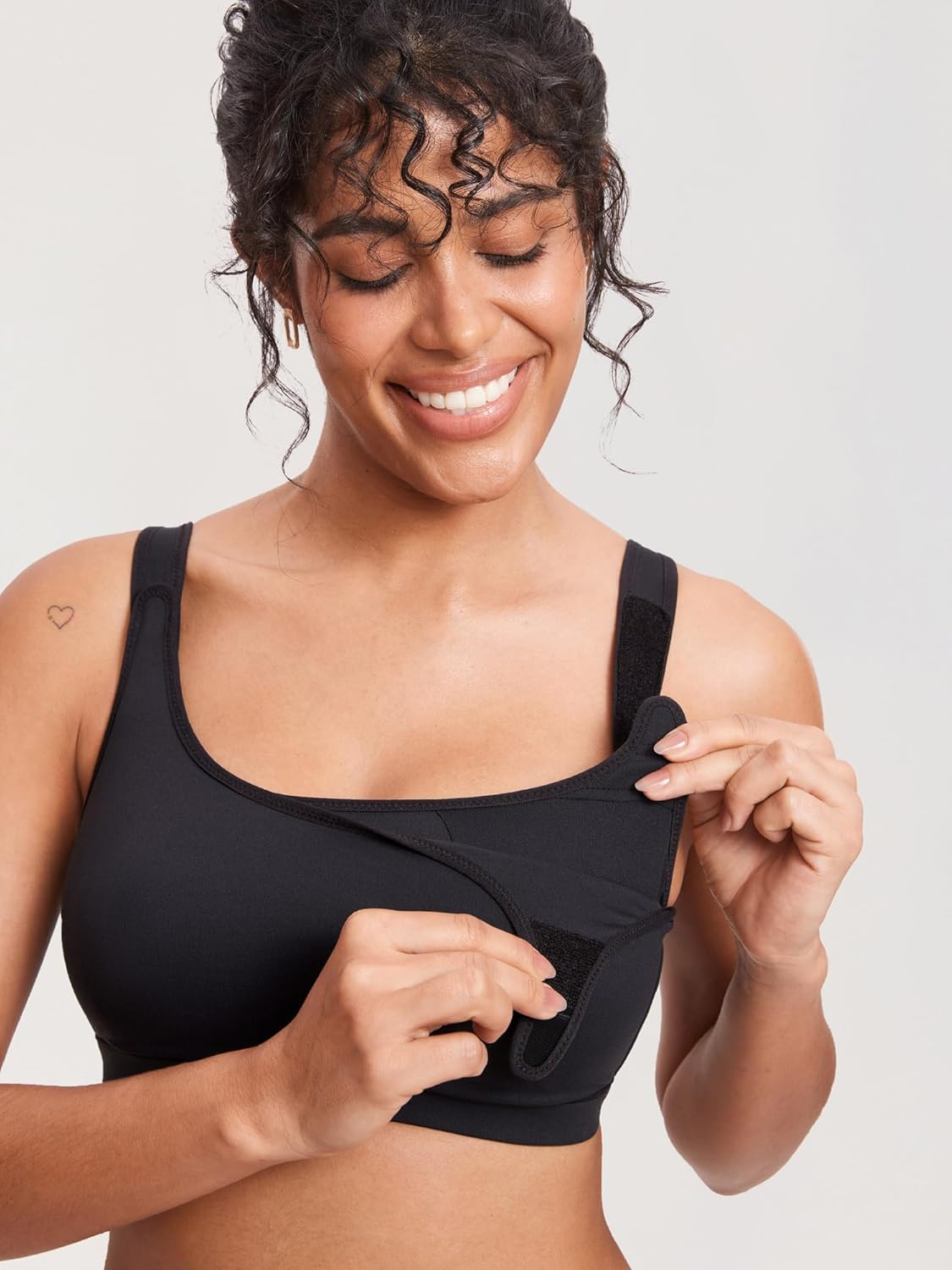 Women'S Pumping Bra Hands Free All-In-One Nursing Sports Bras Wireless Maternity Bras for Breastfeeding