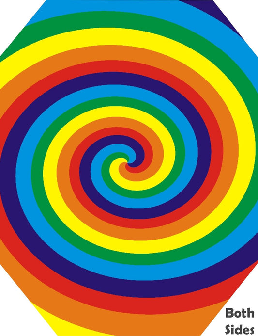 Spiral Wood Wind Spinner - Made in USA