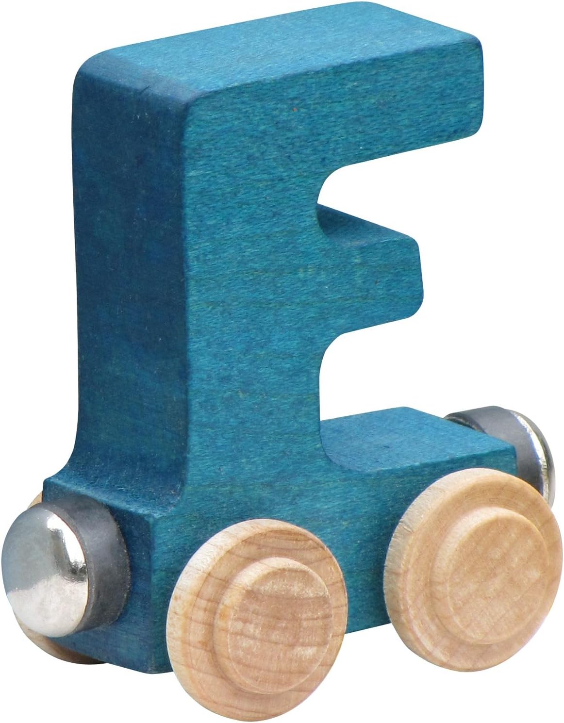 Nametrain Bright Letter Car F - Made in USA (Blue)