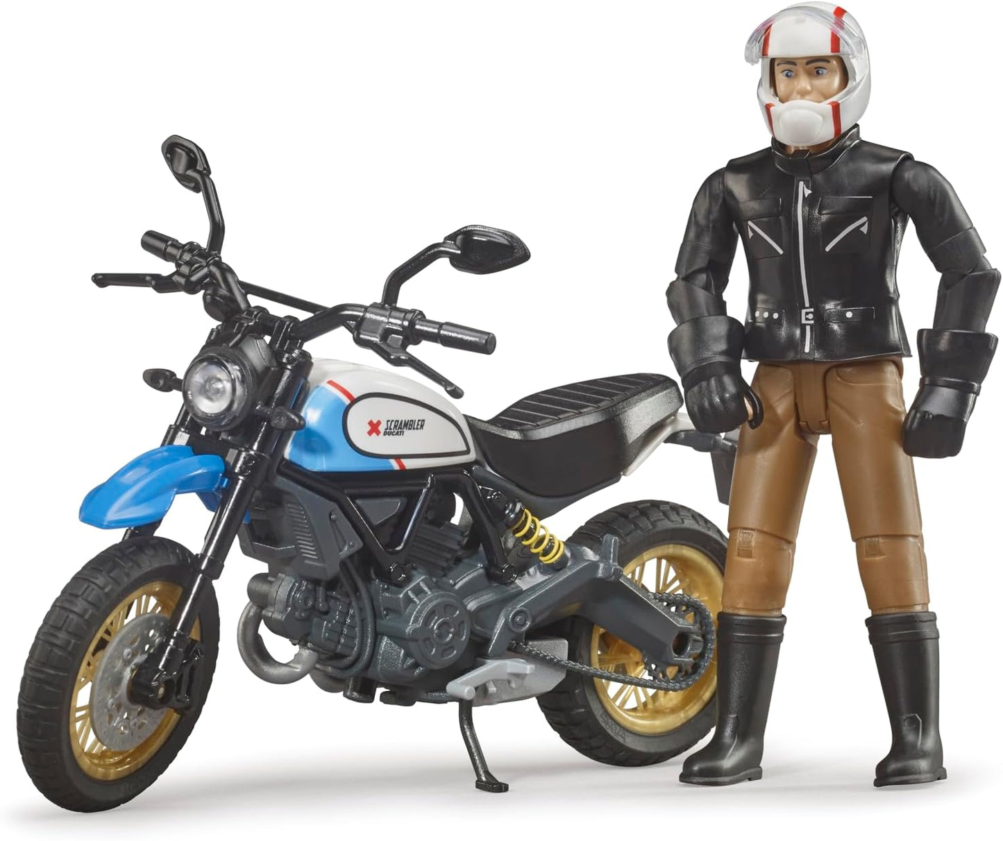 63051 Ducati Scrambler Desert Sled with Driver Vehicles-Toys