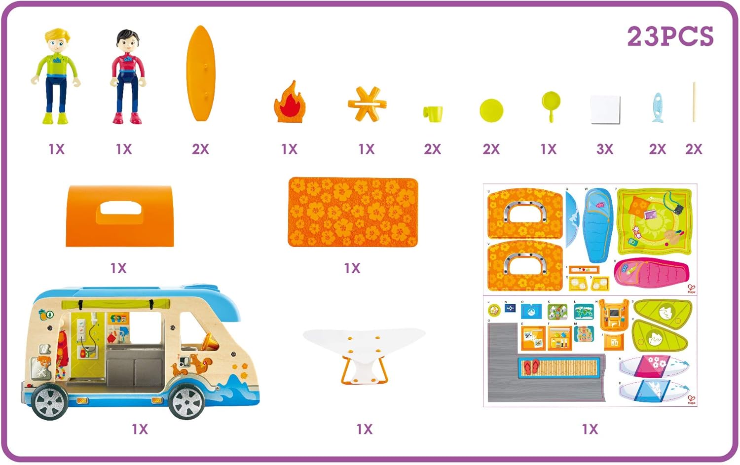 Adventure Van, Pretend Play with Action Figures
