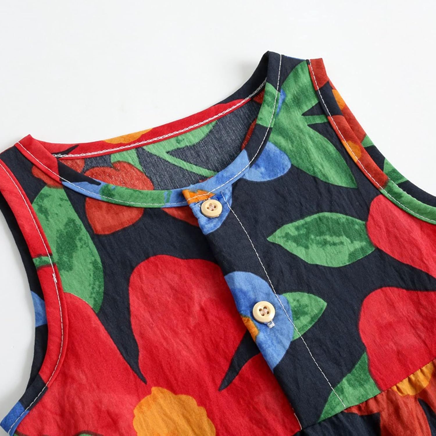 Toddler Baby Girl Flower Print Romper Jumpsuit Sleeveless Clothes Kids Summer Outfit Baby Motion Bodysuit