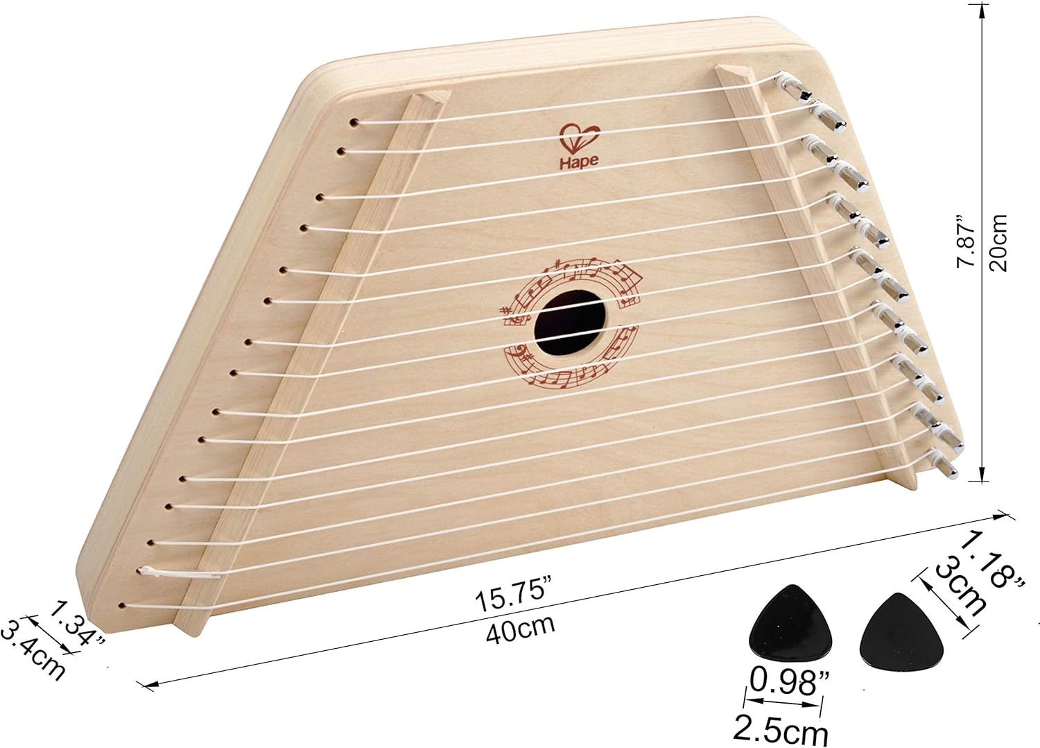 - Early Melodies - Happy Harp Wooden Instrument
