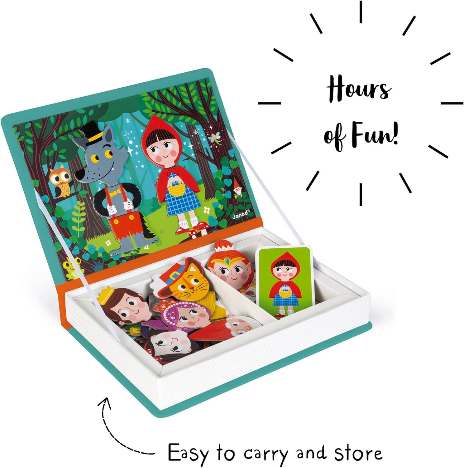• Magneti’Book Fairytales • 3 to 8 Years • Educational Magnetic Games Toy for Kids Toddler Children • J02588