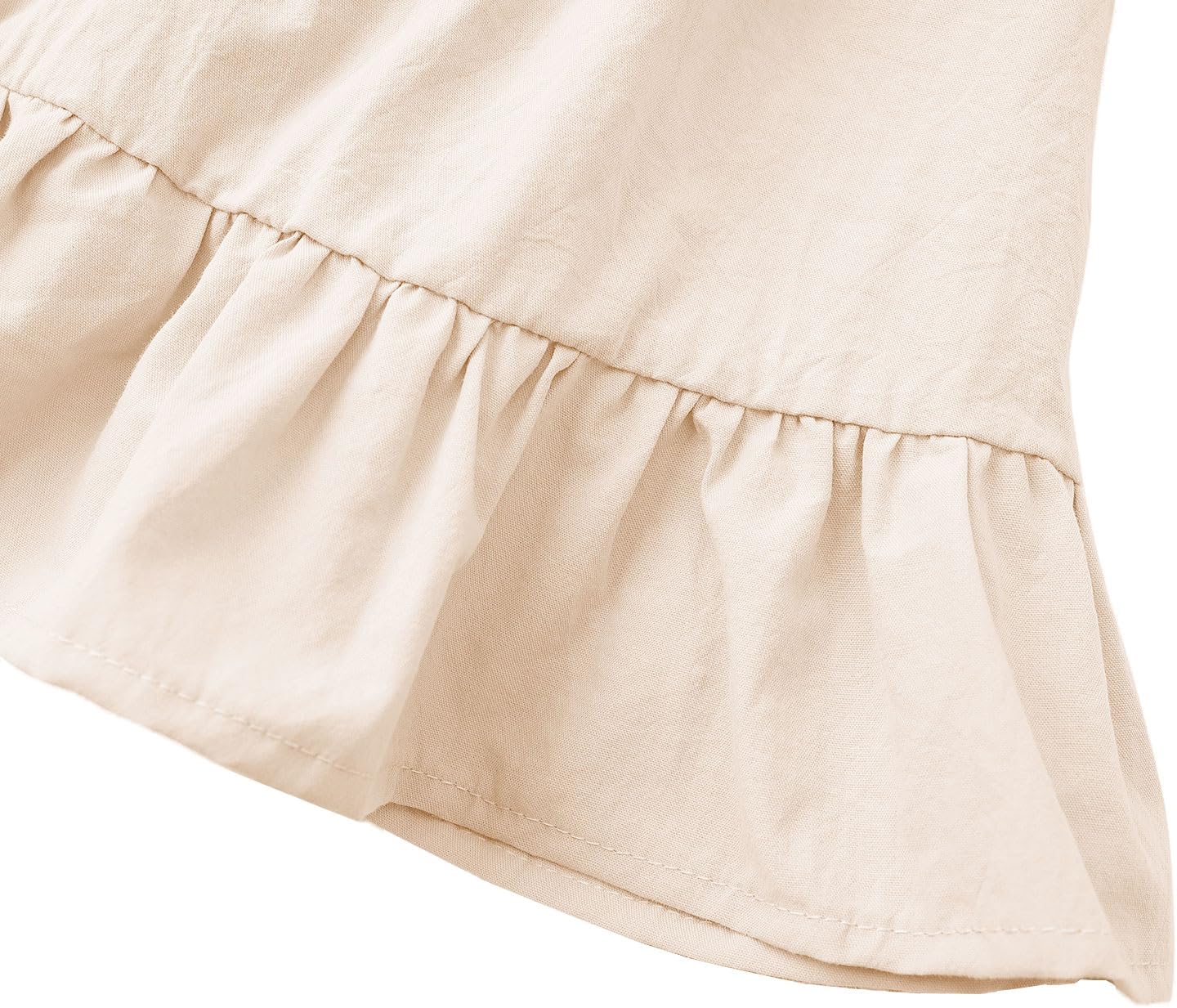 Toddler Girls Dress Cotton Linen Ruffle Backless Sleeveless Kids Casual Party Dresses