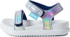 Kids Charley Hologram (Toddler) Flat Sandals for Kids - Metallic Synthetic Upper, Man Made Outsole, and round Toe