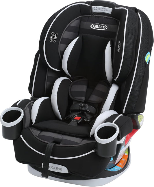 4Ever All-In-One Convertible Car Seat, 4-In-1 Baby to Big Kid Car Seat from 1.8-54 Kg (4-120 Lb), Protectplus Engineered, Rockweave
