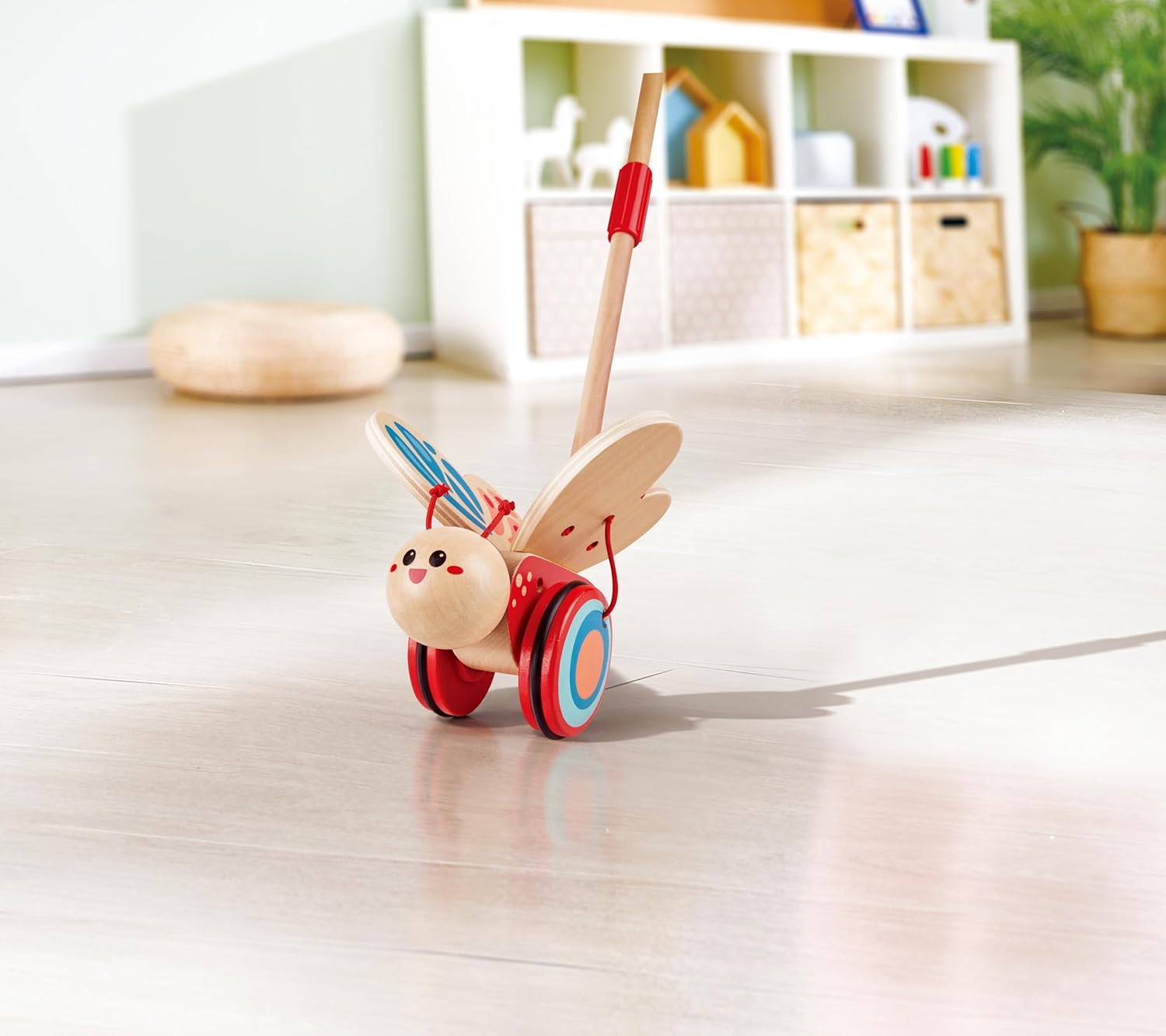 - Butterfly Wooden Push and Pull Toy