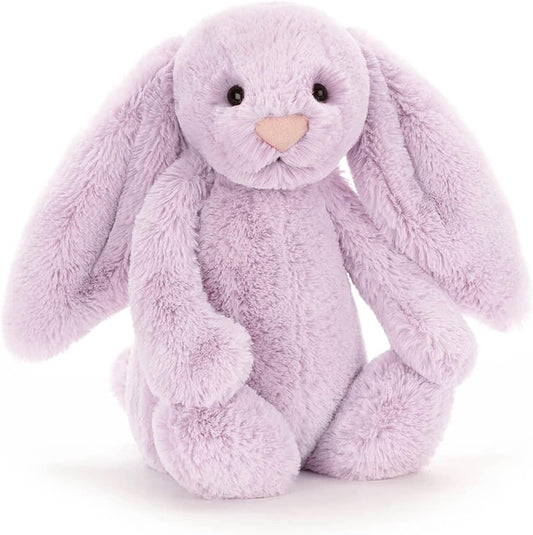 Bashful Lilac Bunny Stuffed Animal, Medium, 12 Inches