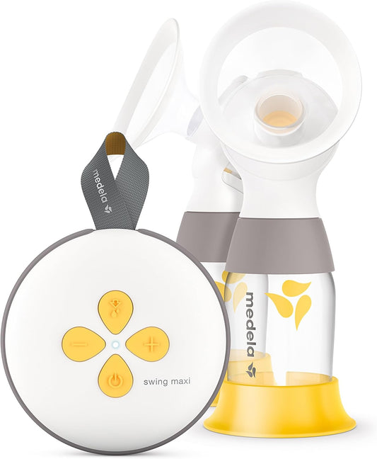 Breast Pump | Swing Maxi Double Electric | Portable Breast Pump | USB-C Rechargeable | Bluetooth | Closed System