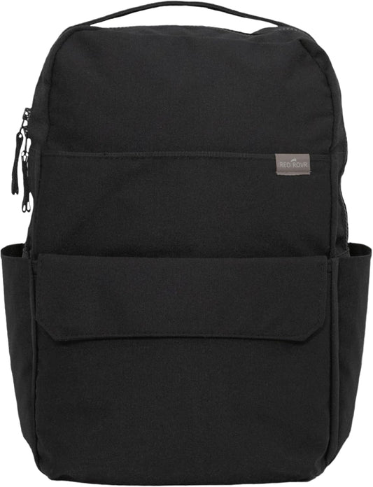 Roo Lightweight 1 LB Diaper Bag Backpack | 11 Organizational Pockets| Durable & Water-Resistant (Black)