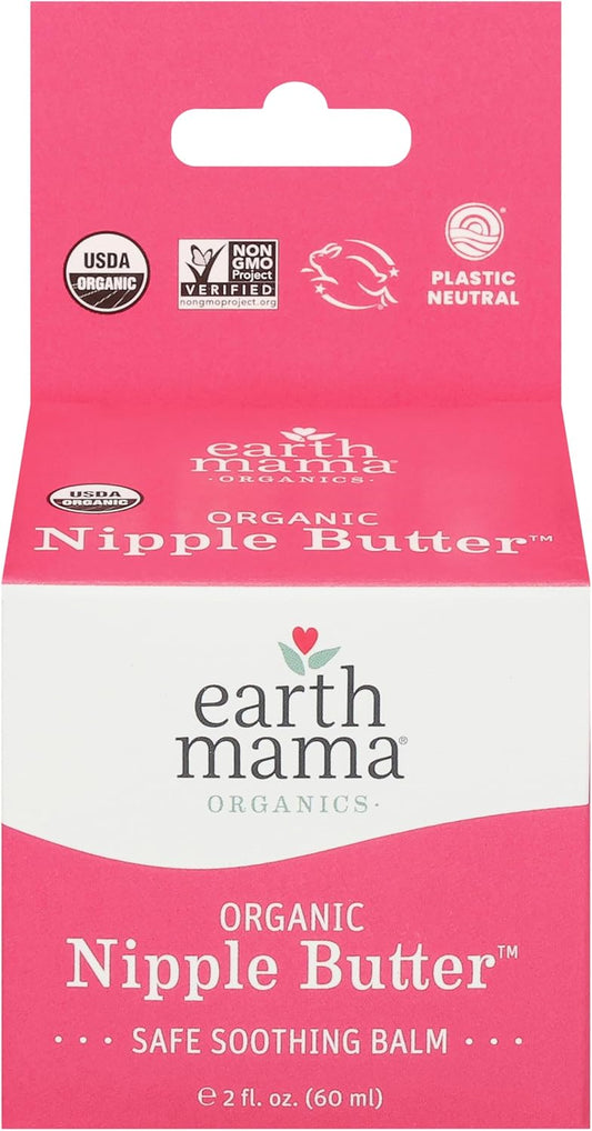 , Natural Nipple Butter Organic, 2 Fl Oz