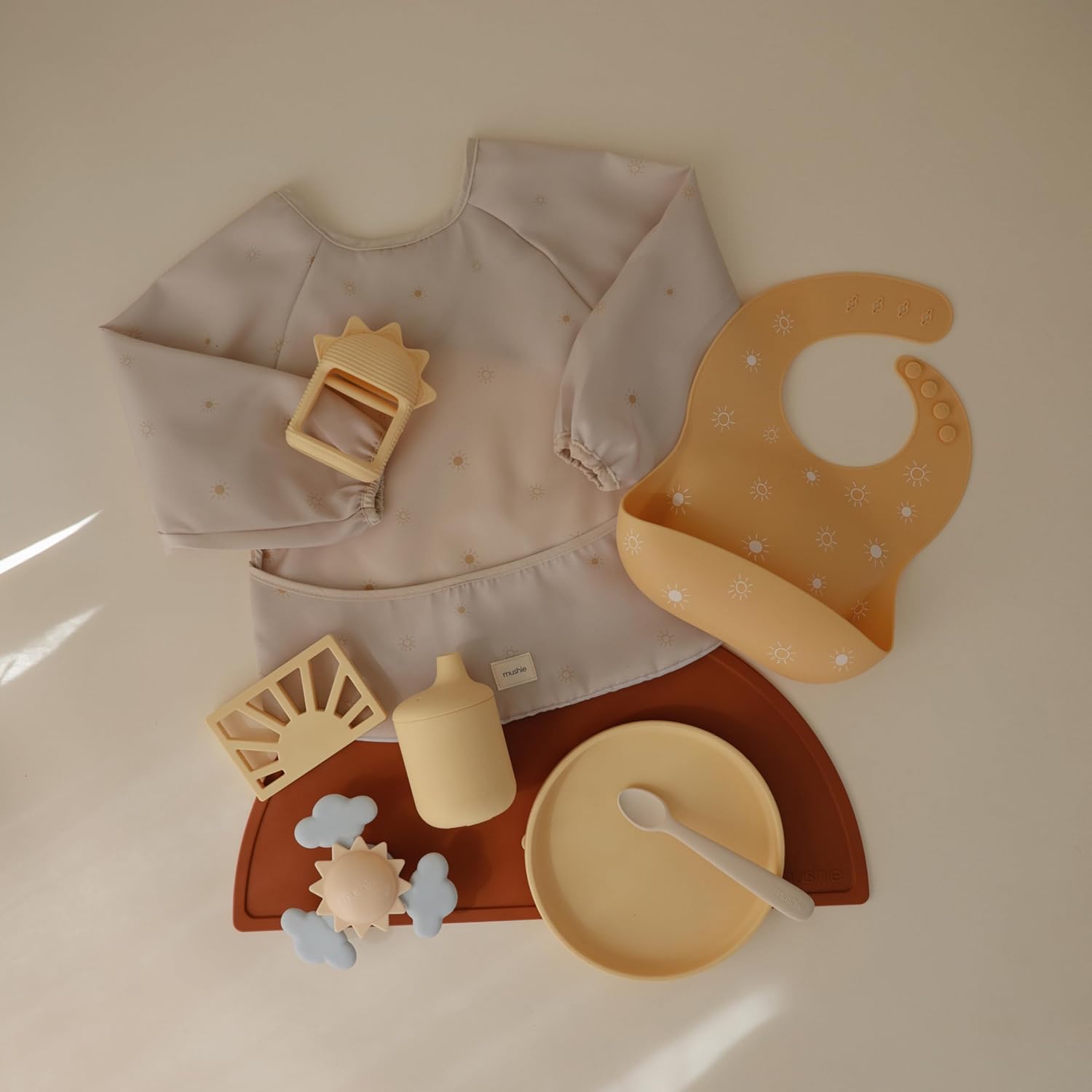 Long Sleeve Baby Bib | Mess Free & Waterproof Fabric for Toddlers | Adjustable Fit for Ages 6-24 Months