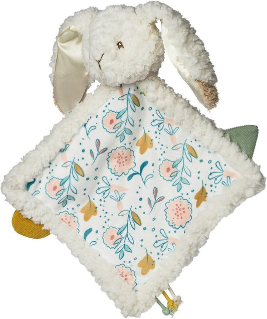 Stuffed Animal Lovey Security Blanket, 12 X 12-Inches, Oatmeal Bunny